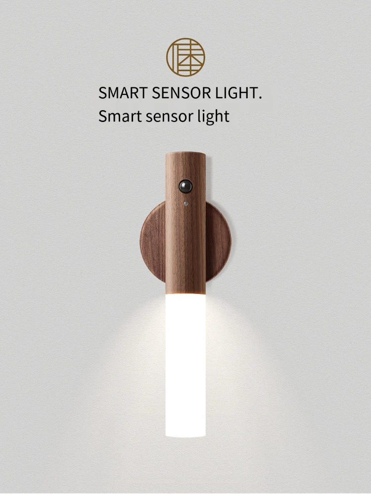 Night Light Magnetic Wall Lamp Kitchen Cabinet Closet Light Home Staircase Bedroom