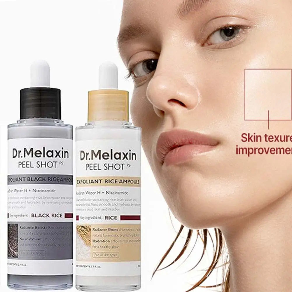 Melaxine White & Black Rice Exfoliating & Moisturizing Serum