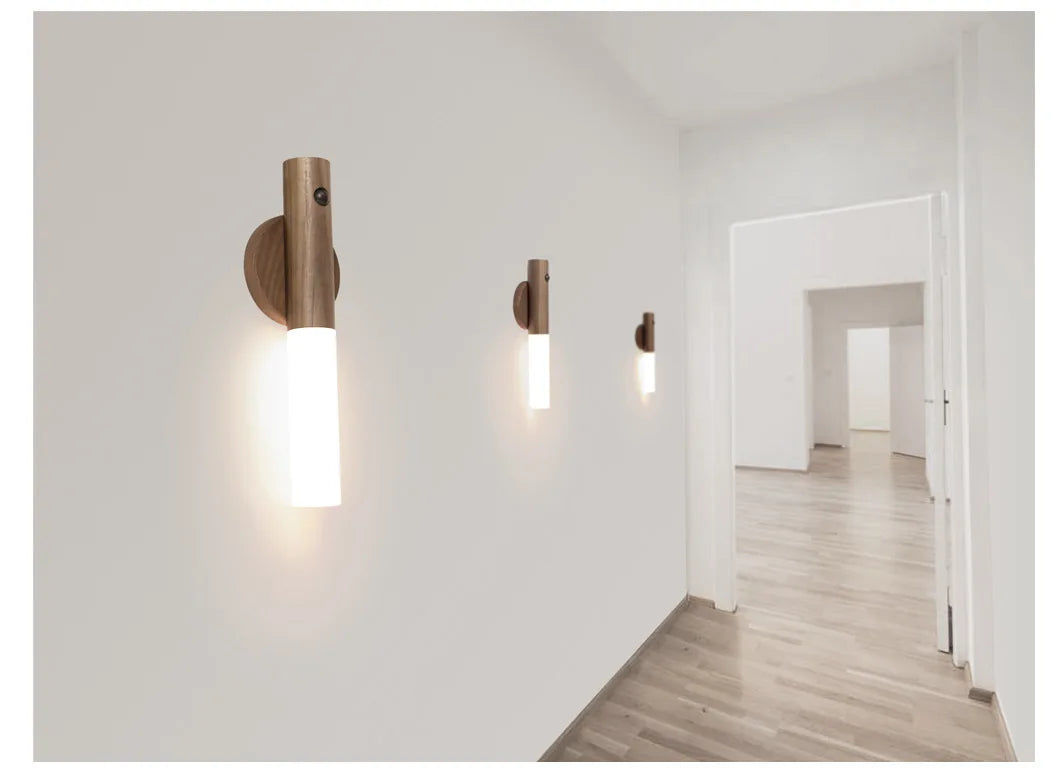 Night Light Magnetic Wall Lamp Kitchen Cabinet Closet Light Home Staircase Bedroom
