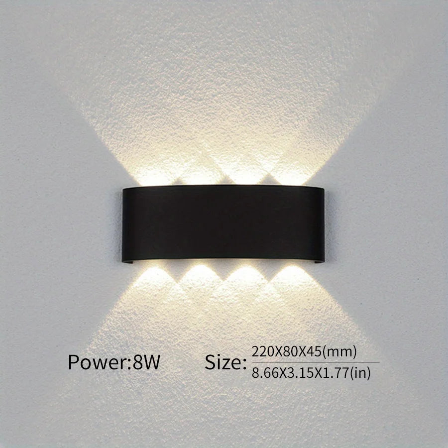 High-Brightness Waterproof LED Wall Light