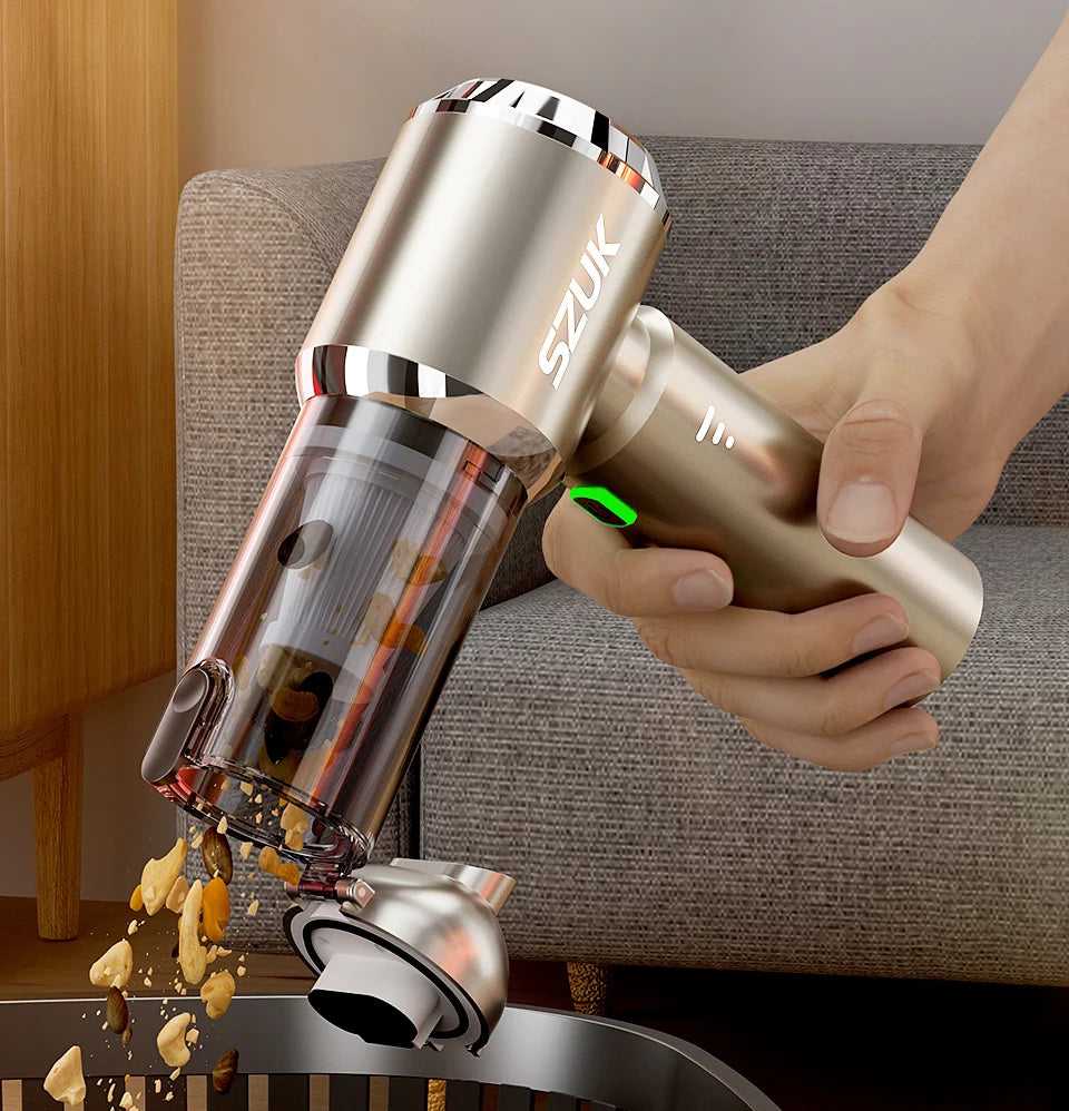 Car Vacuum Cleaner Strong Suction Cleaning Mini Machine Wireless