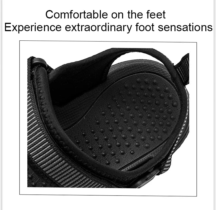 Men’s Casual Hook-&-Loop Sandals