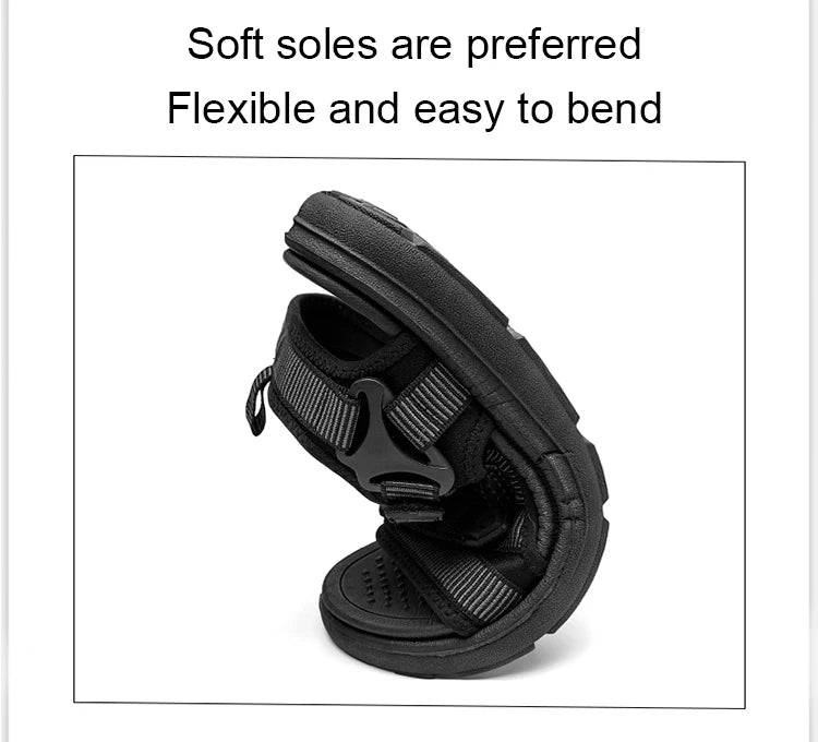 Men’s Casual Hook-&-Loop Sandals