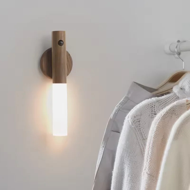 Night Light Magnetic Wall Lamp Kitchen Cabinet Closet Light Home Staircase Bedroom