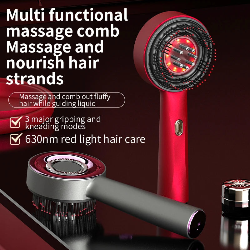 Electric Massage Comb Portable Red Light Laser Comb for Hair Follicle Hair Follicles