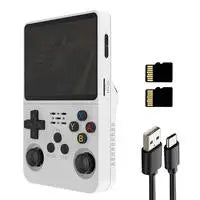 Portable Handheld Game Controller with 3.5" HD Screen, Rechargeable Battery