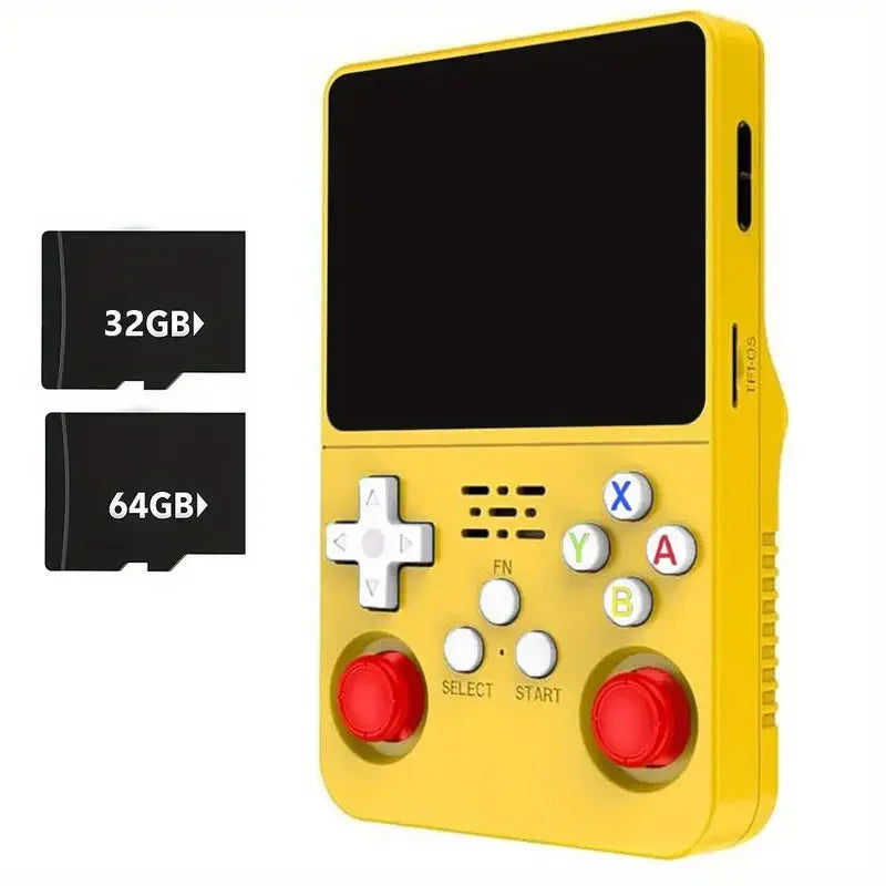 Portable Handheld Game Controller with 3.5" HD Screen, Rechargeable Battery
