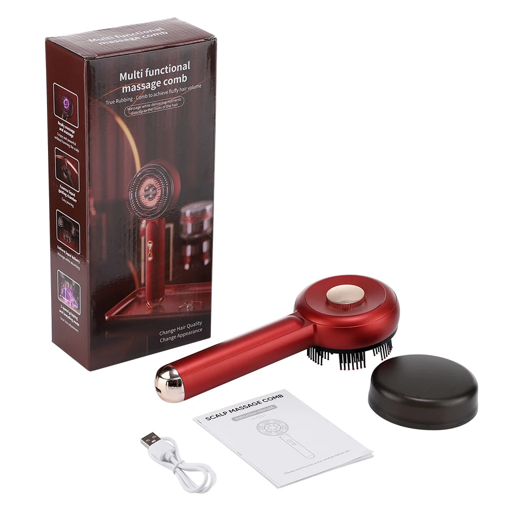 Electric Massage Comb Portable Red Light Laser Comb for Hair Follicle Hair Follicles