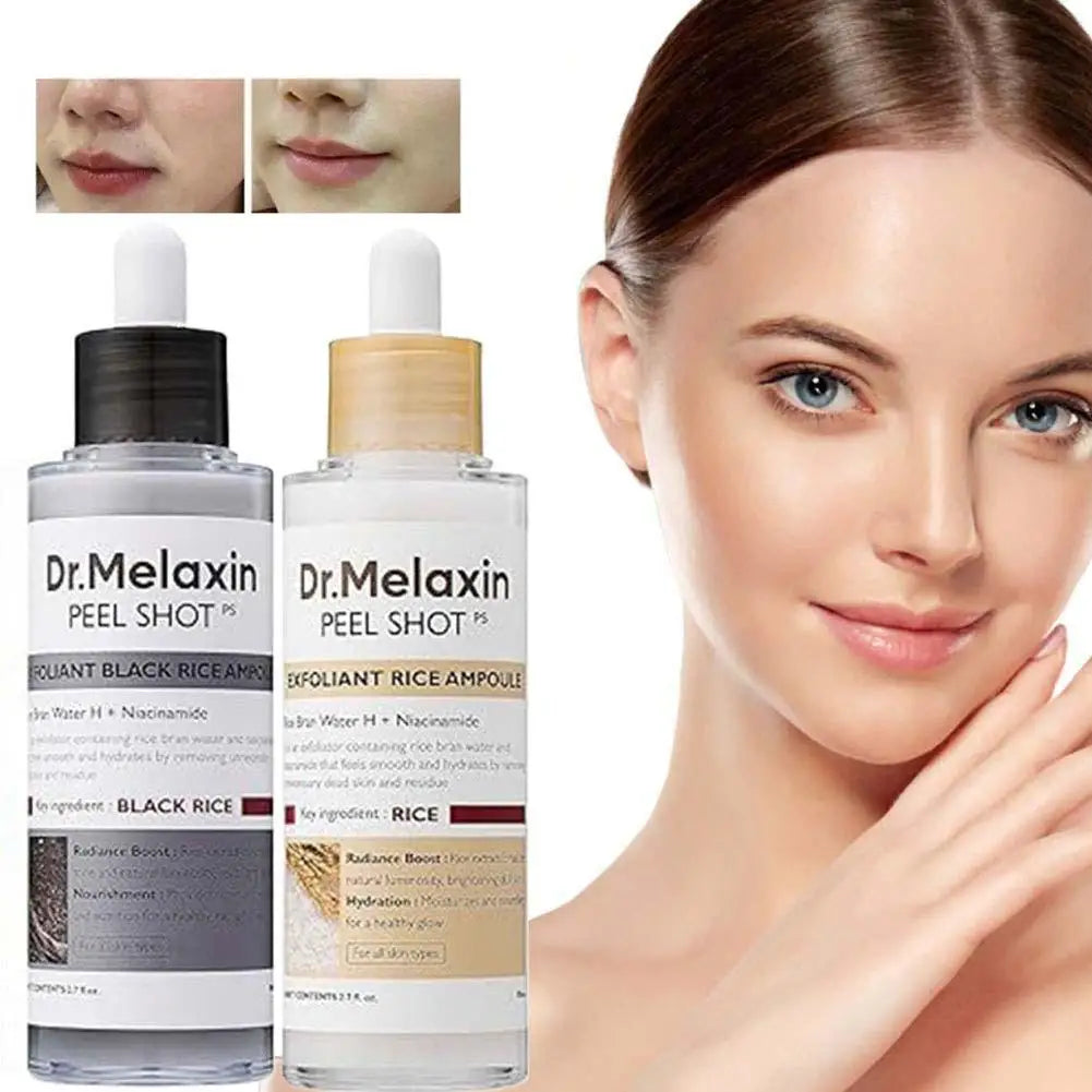 Melaxine White & Black Rice Exfoliating & Moisturizing Serum