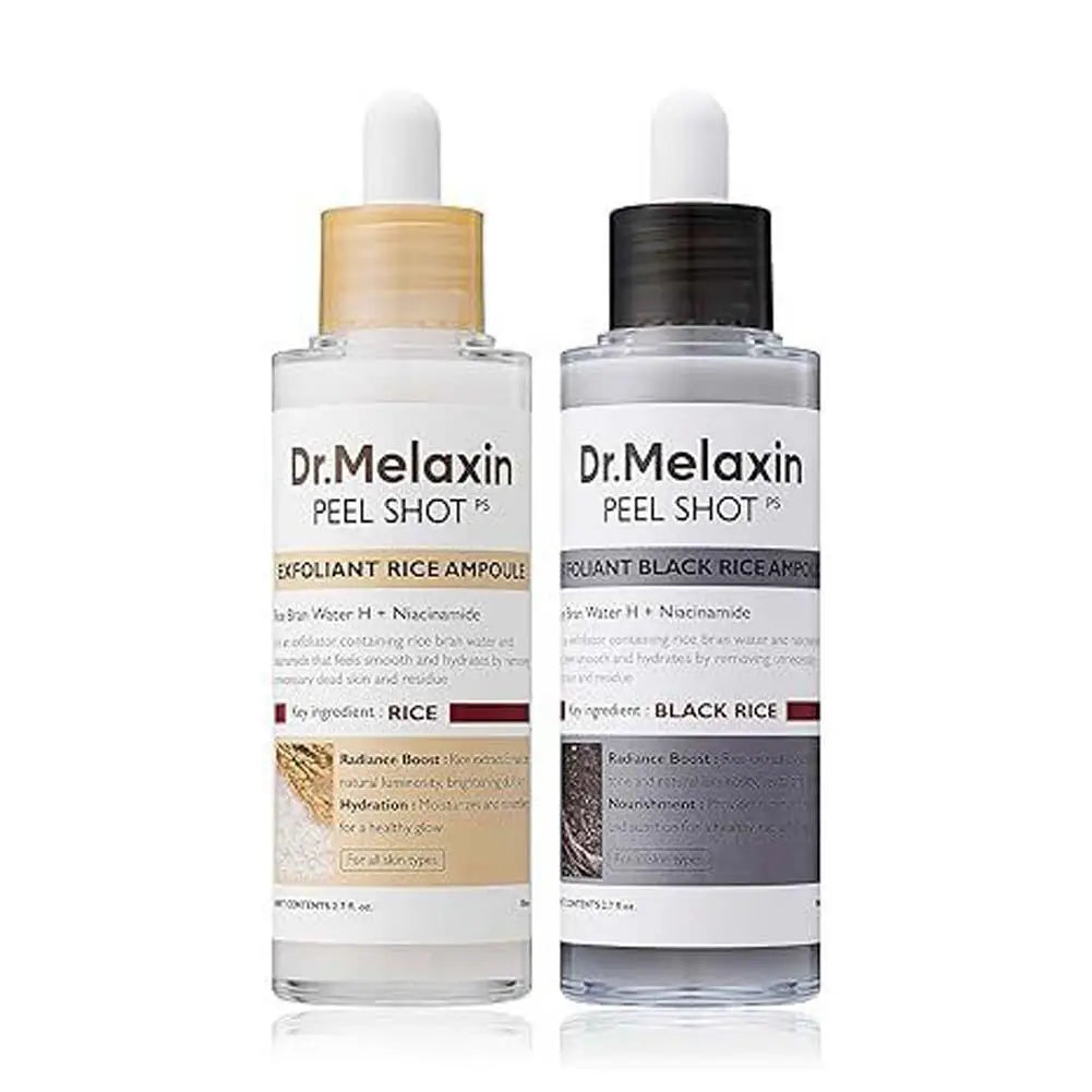 Melaxine White & Black Rice Exfoliating & Moisturizing Serum