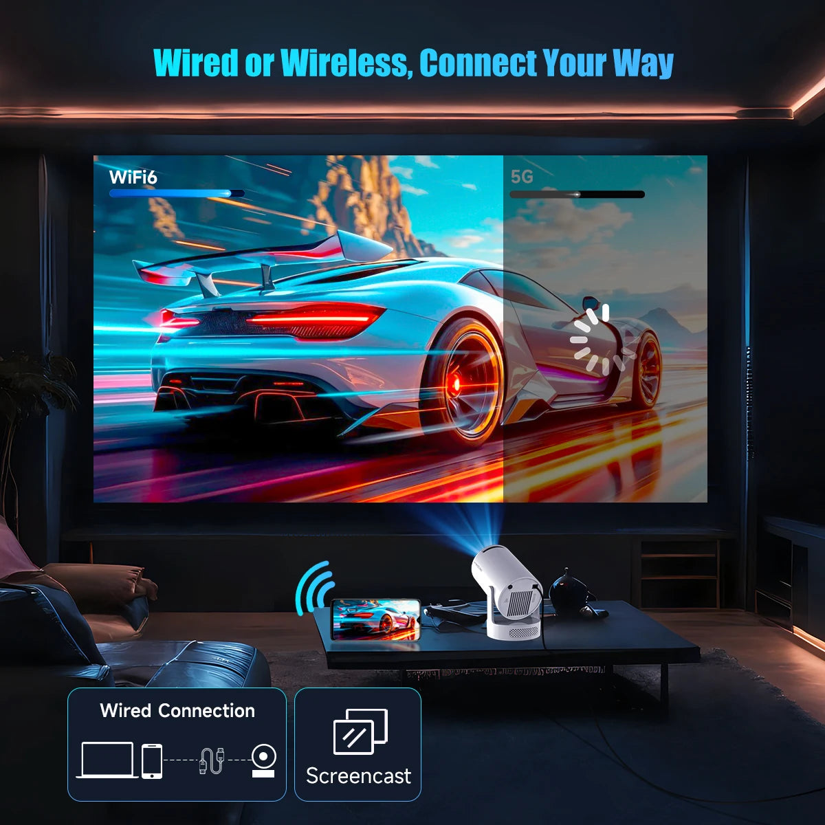 Magcubic HY300 Pro+ 4K Projector