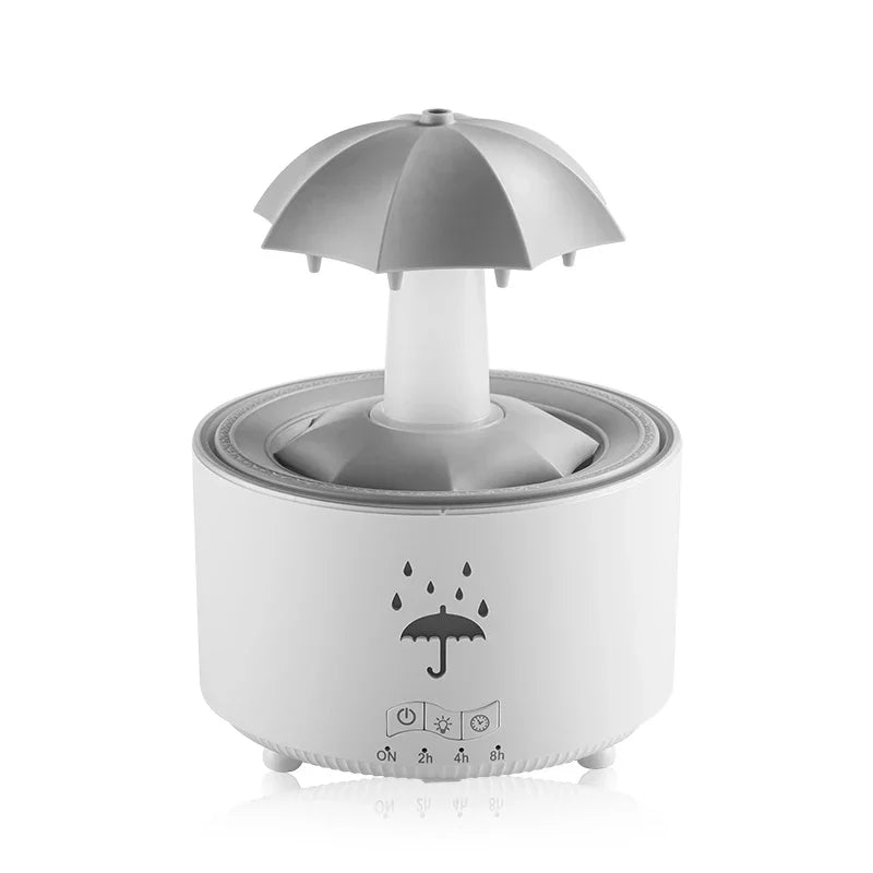 Creative Umbrella Water Drop Air Humidifier with Colorful Light