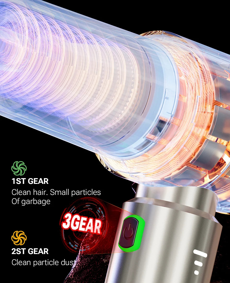 Car Vacuum Cleaner Strong Suction Cleaning Mini Machine Wireless