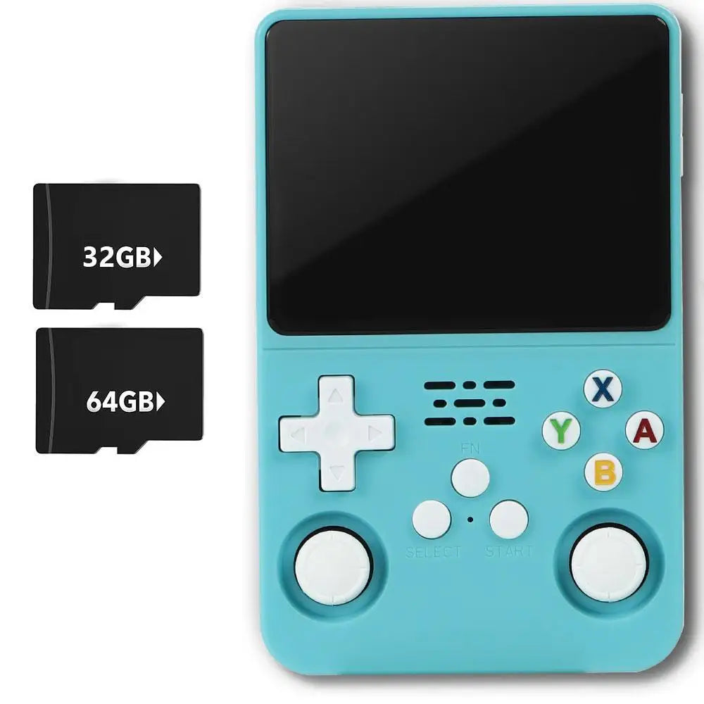 Portable Handheld Game Controller with 3.5" HD Screen, Rechargeable Battery