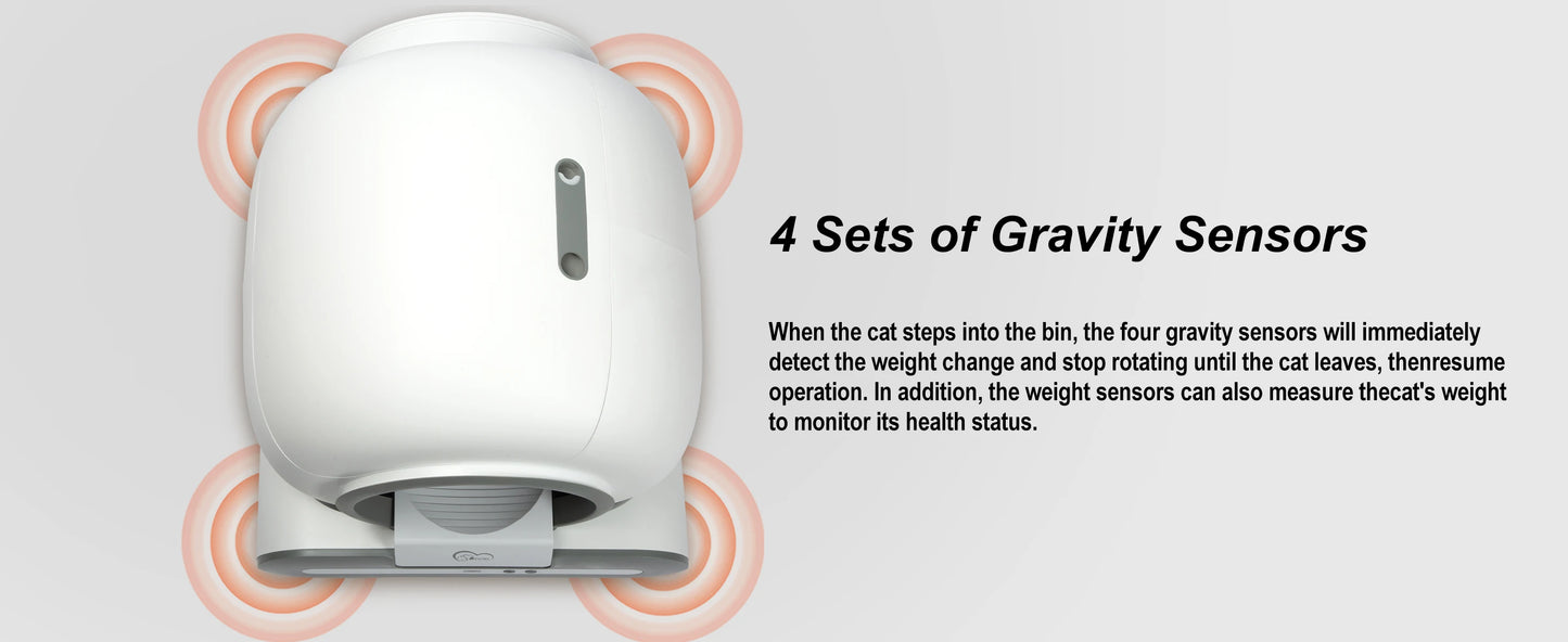 Smart Automatic Self-Cleaning Cat Litter Box