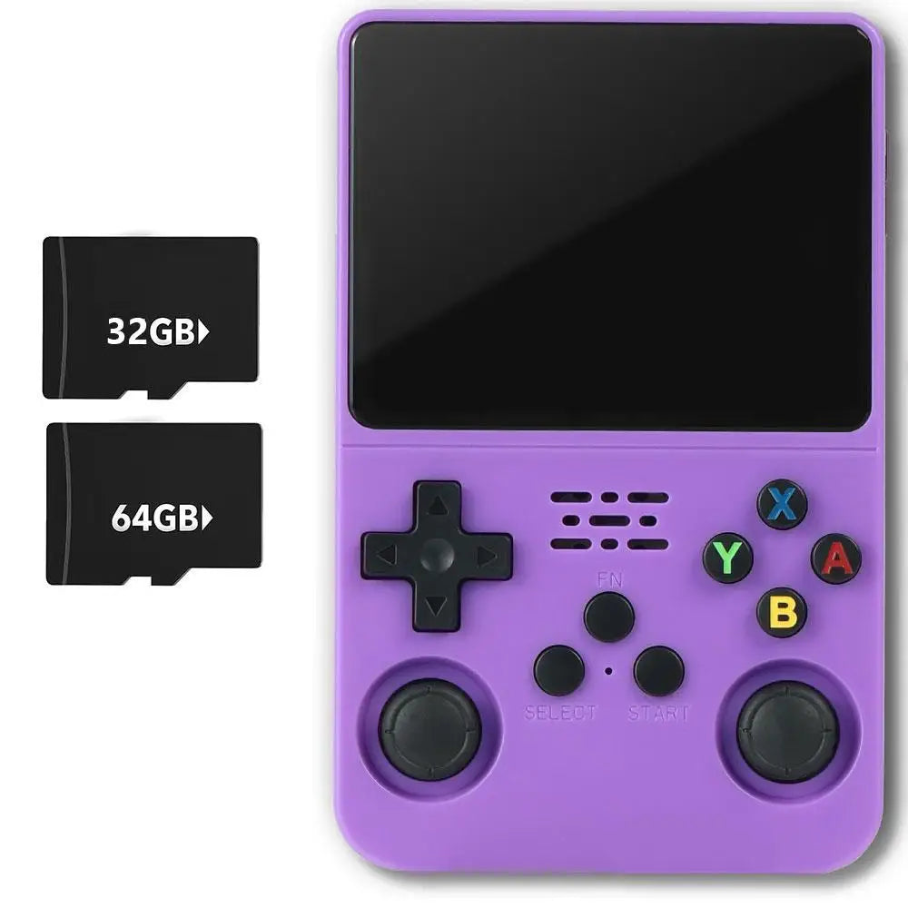 Portable Handheld Game Controller with 3.5" HD Screen, Rechargeable Battery