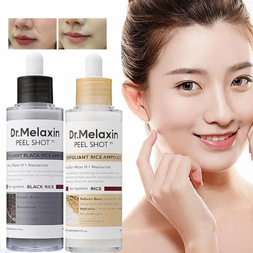 Melaxine White & Black Rice Exfoliating & Moisturizing Serum