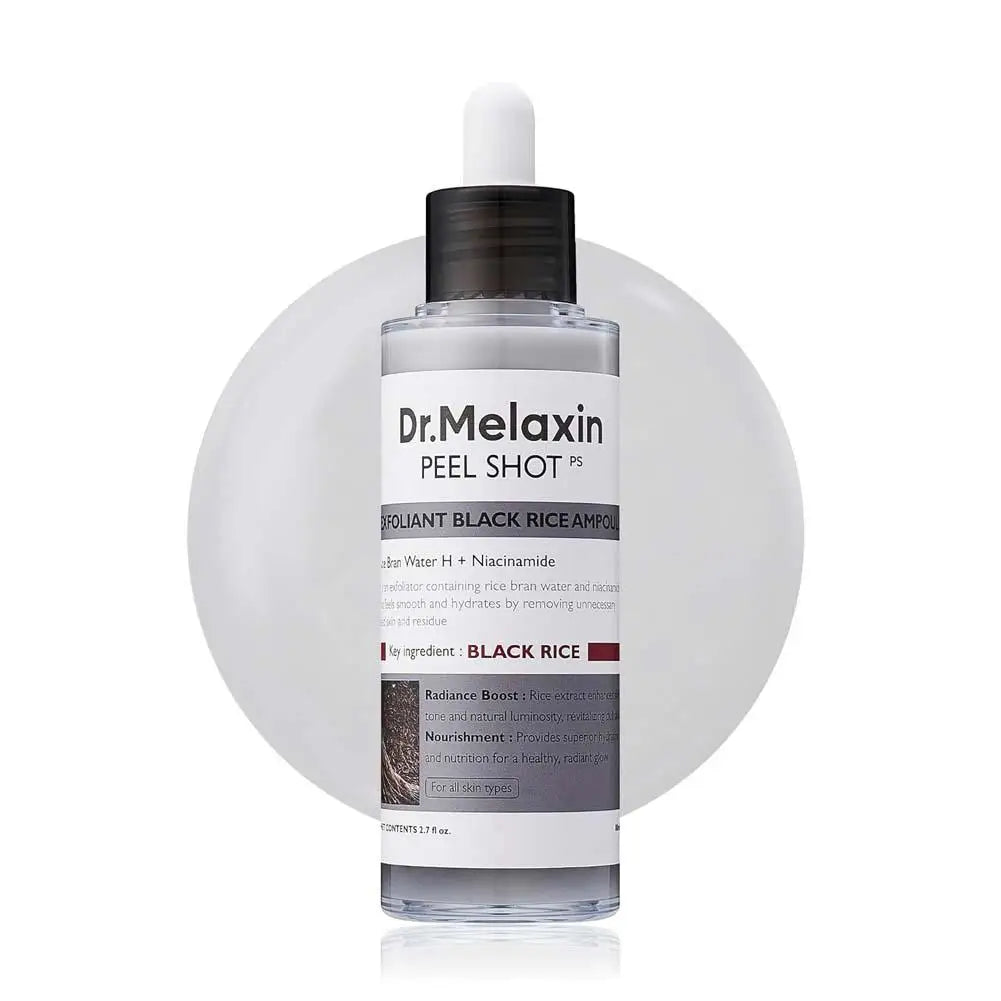 Melaxine White & Black Rice Exfoliating & Moisturizing Serum