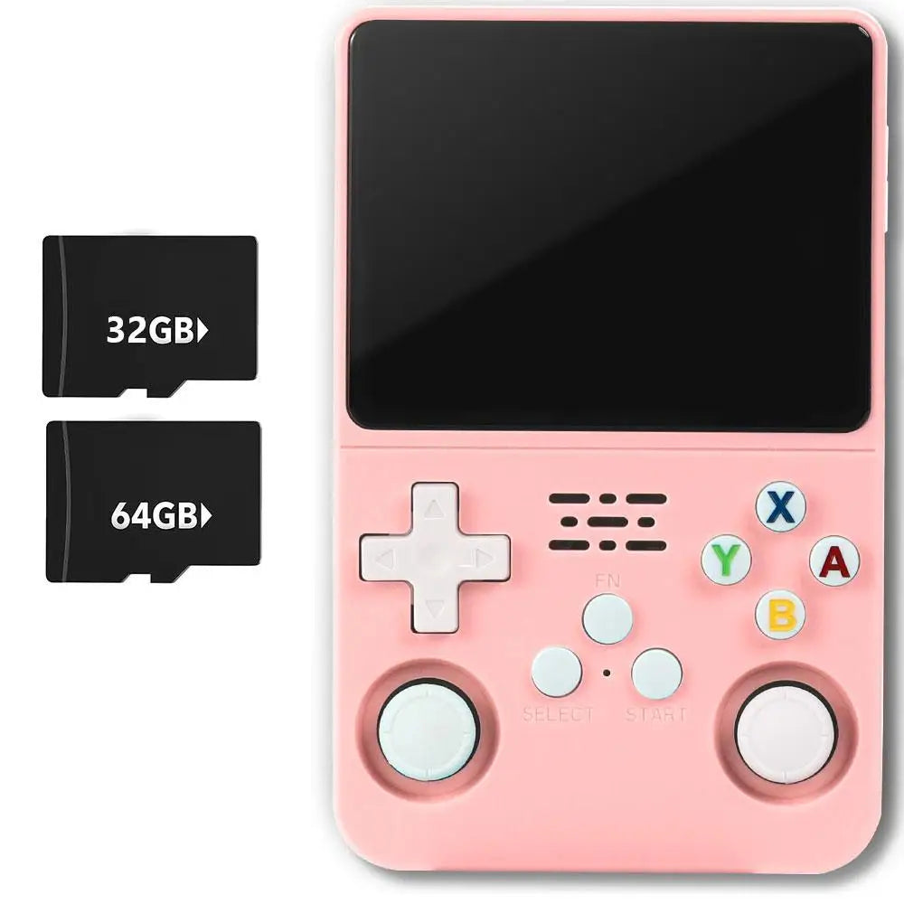Portable Handheld Game Controller with 3.5" HD Screen, Rechargeable Battery