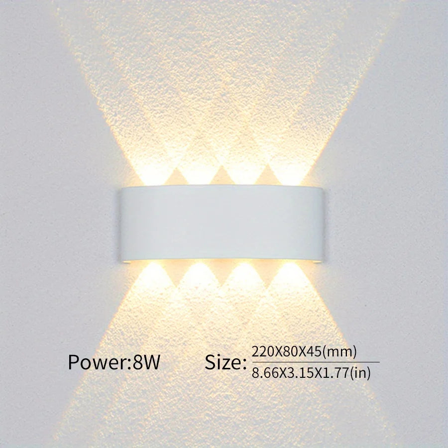 High-Brightness Waterproof LED Wall Light