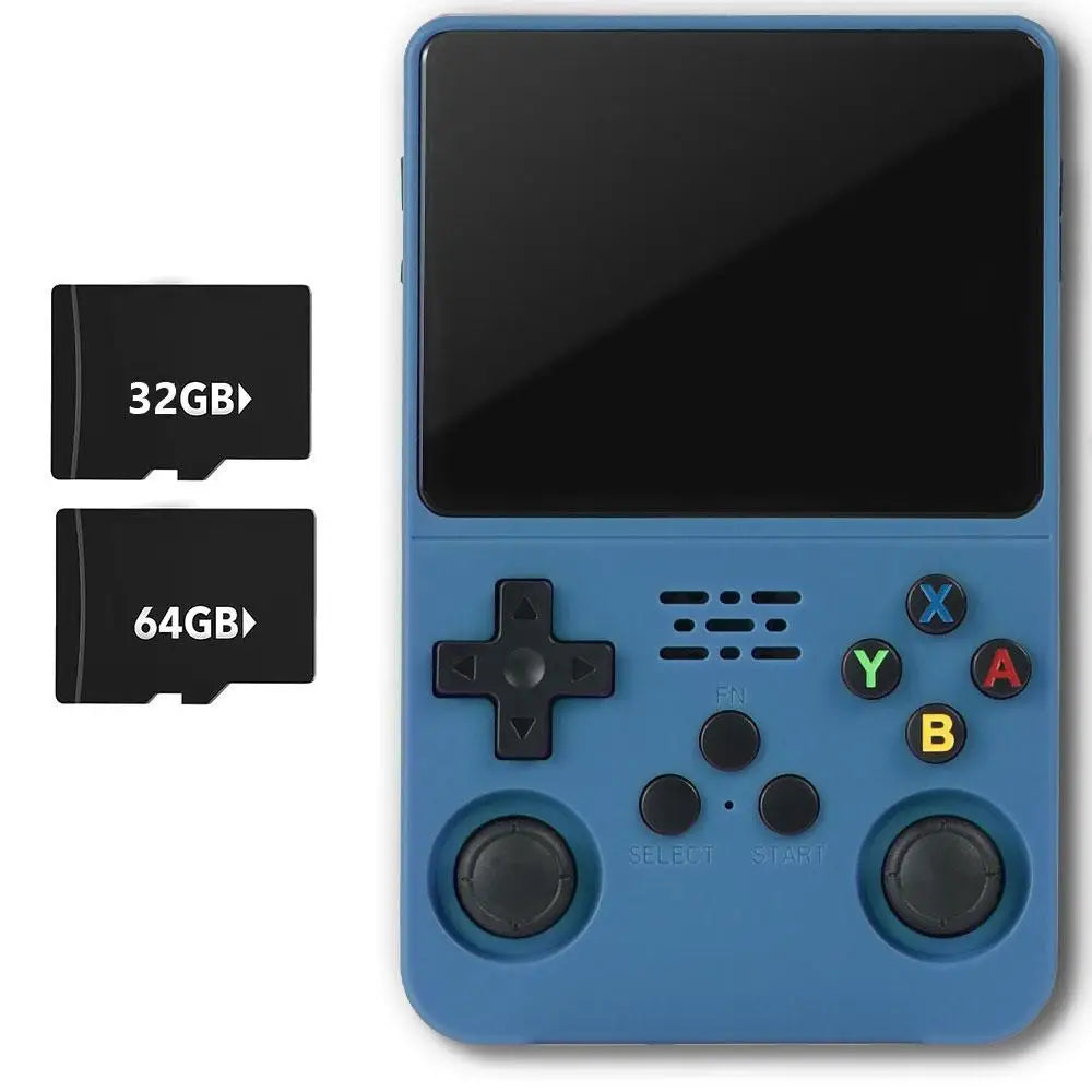 Portable Handheld Game Controller with 3.5" HD Screen, Rechargeable Battery