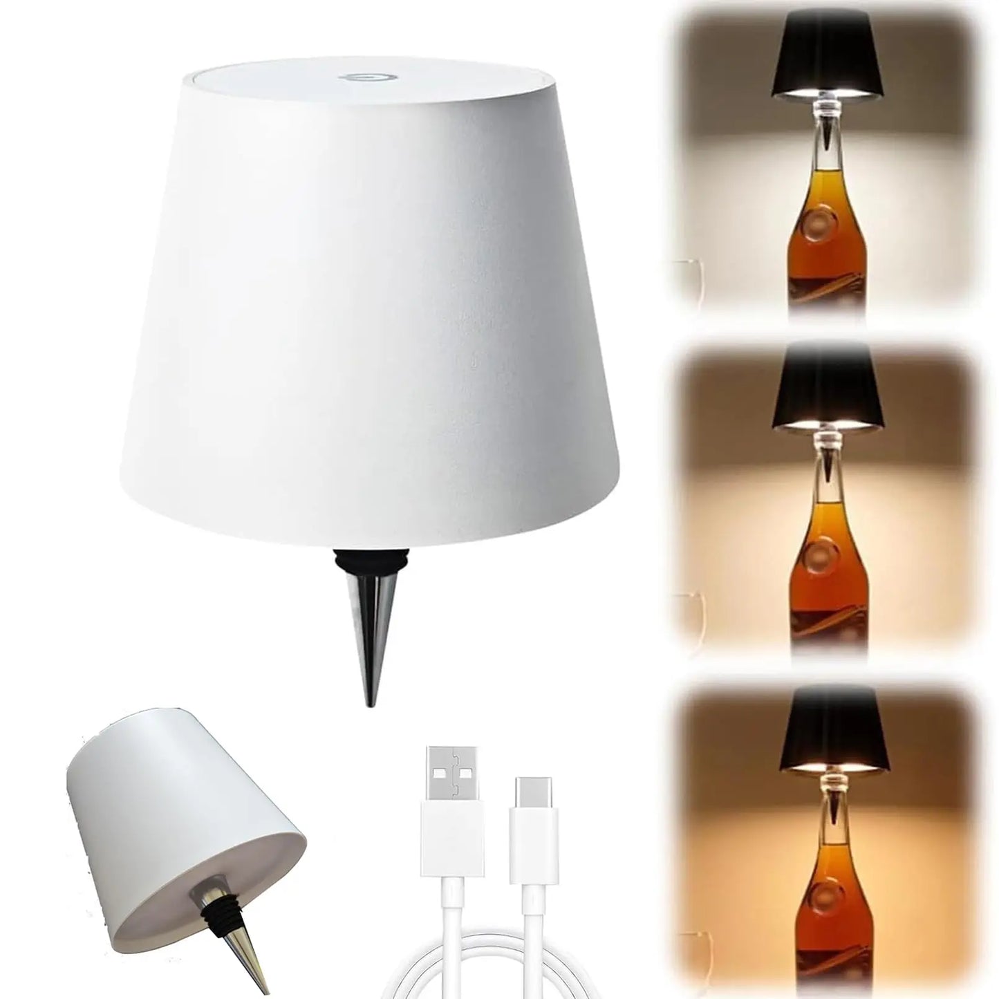 Wireless Bottle Table Lamp