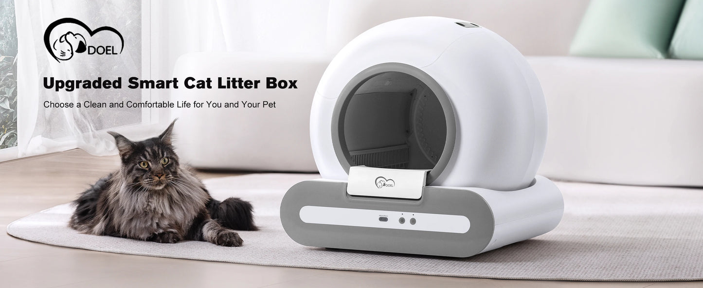 Smart Automatic Self-Cleaning Cat Litter Box