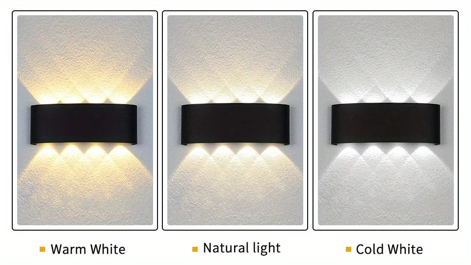 High-Brightness Waterproof LED Wall Light