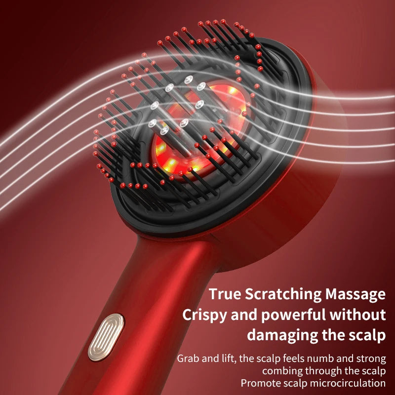 Electric Massage Comb Portable Red Light Laser Comb for Hair Follicle Hair Follicles
