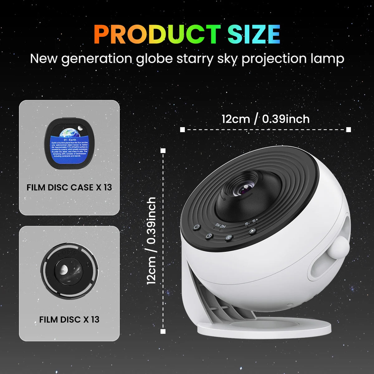 Galaxy Starry Projector Pro Version Larger LED Light,