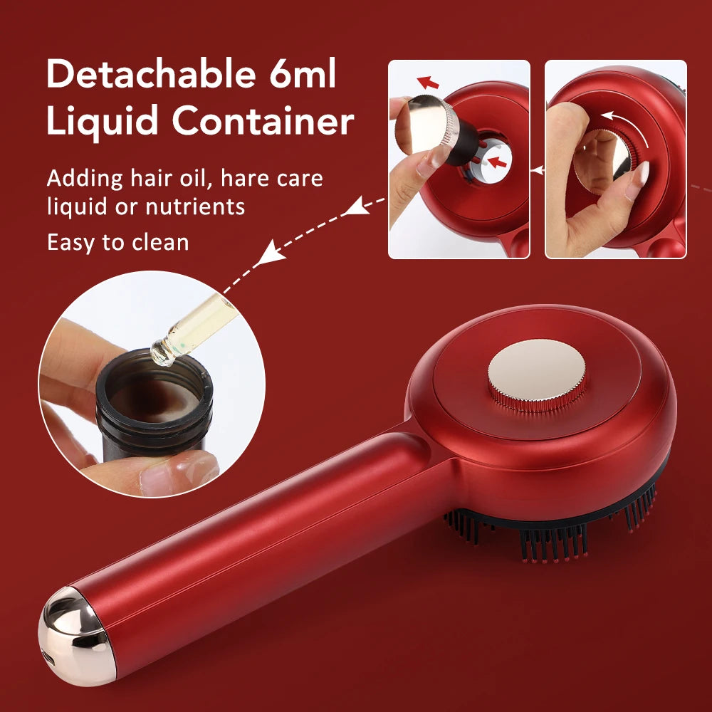 Electric Massage Comb Portable Red Light Laser Comb for Hair Follicle Hair Follicles