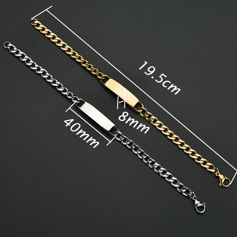 Atoztide Personalized Cross & Heart Bracelet