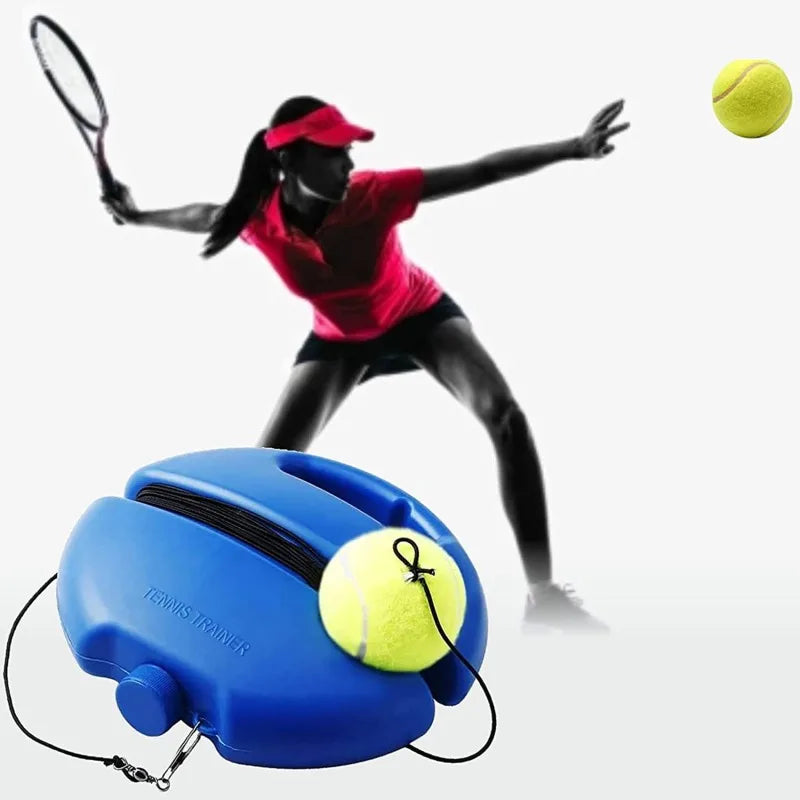 1 Set Tennis Trainer With Tennis Bounce Ball And Practice Ropes