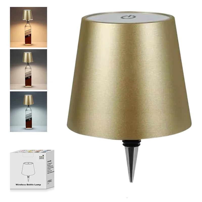 Wireless Bottle Table Lamp