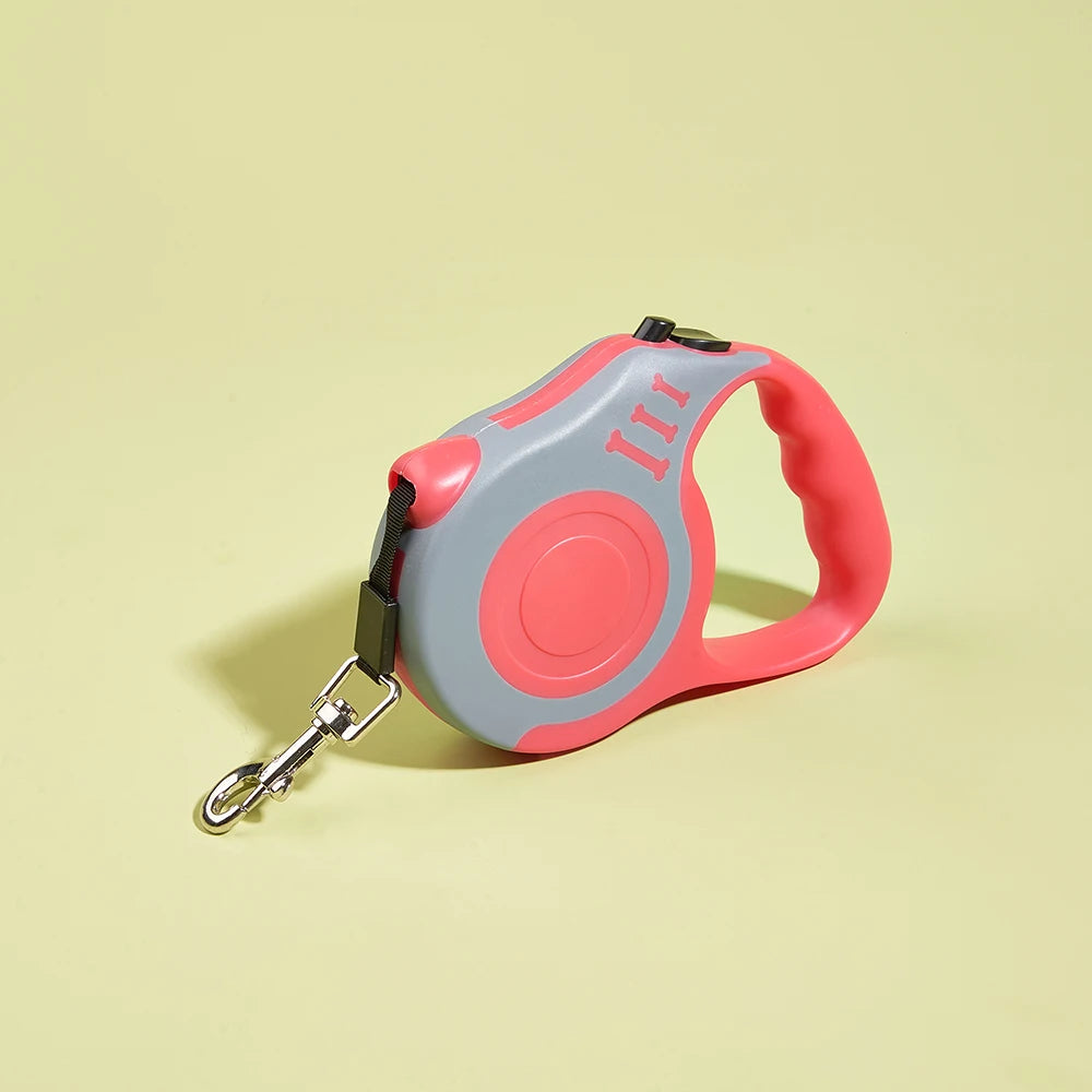 3M/5M Durable Retractable Leash for Small Dogs & Cats – Outdoor Travel Use