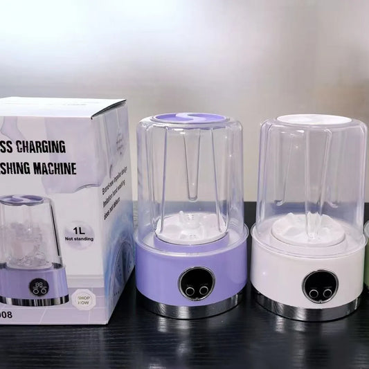 💜 Portable Mini Washing Machine – Perfect for Underwear, Baby Clothes & Travel Essentials