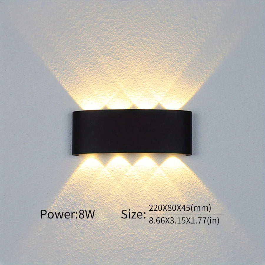 High-Brightness Waterproof LED Wall Light