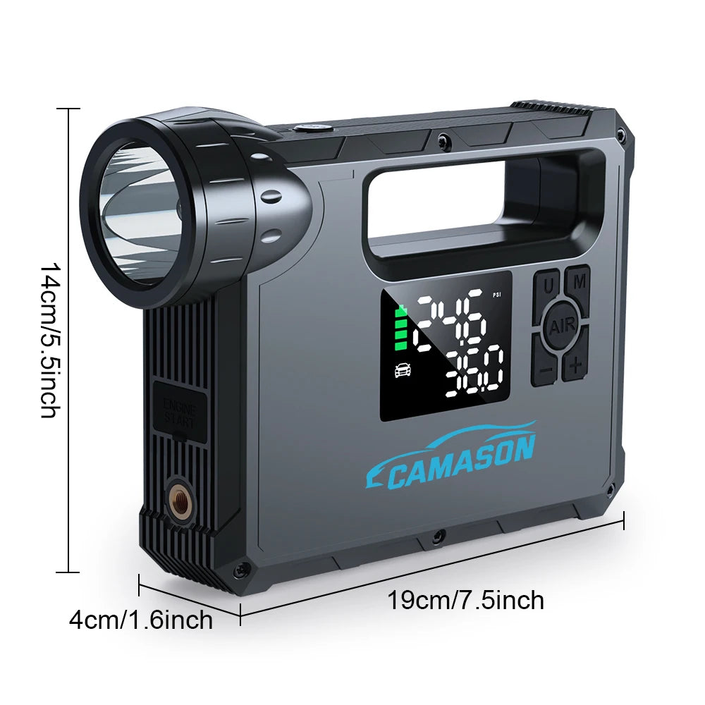 Car Jump Starter  Air Pump  12000-18000mAh Power Bank
