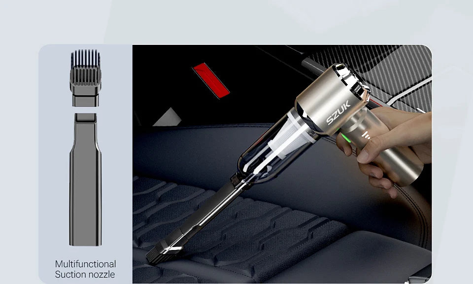 Car Vacuum Cleaner Strong Suction Cleaning Mini Machine Wireless