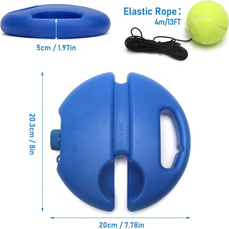 1 Set Tennis Trainer With Tennis Bounce Ball And Practice Ropes