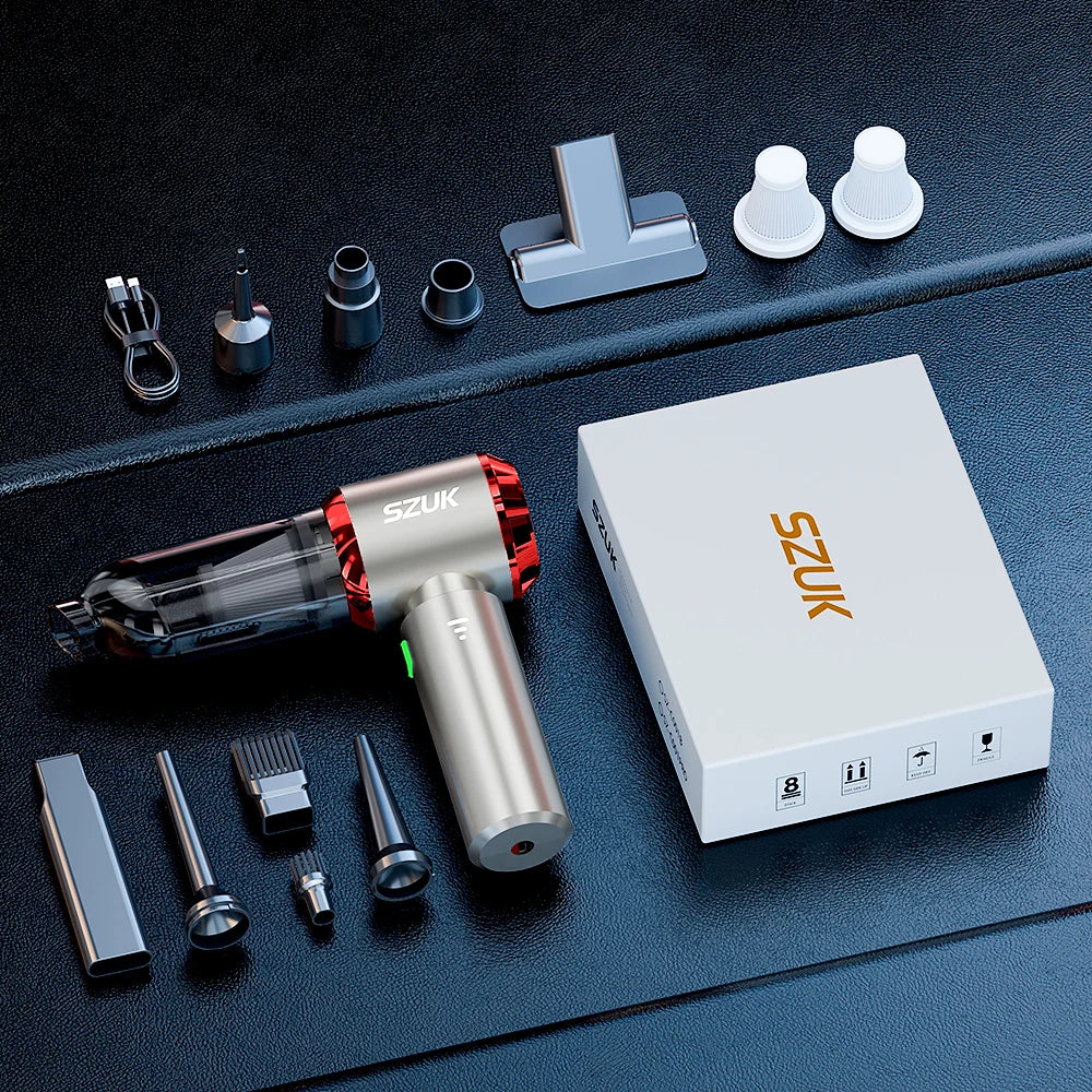 Car Vacuum Cleaner Strong Suction Cleaning Mini Machine Wireless