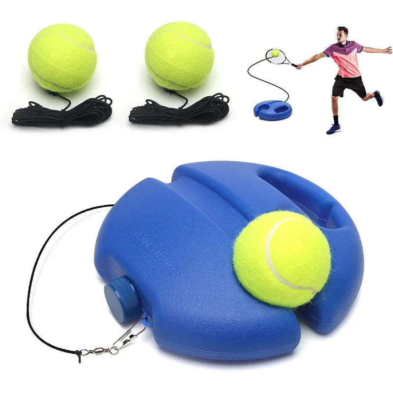 1 Set Tennis Trainer With Tennis Bounce Ball And Practice Ropes