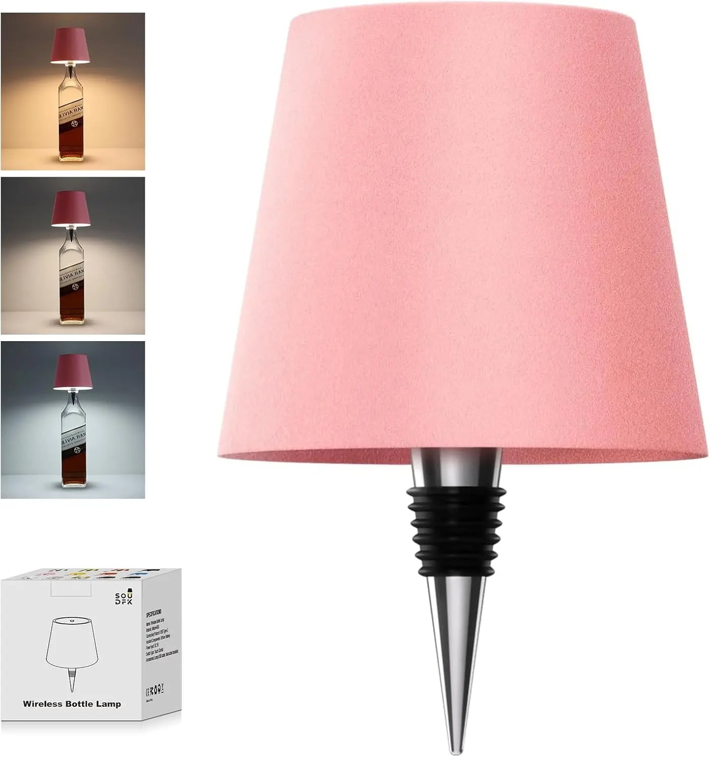 Wireless Bottle Table Lamp