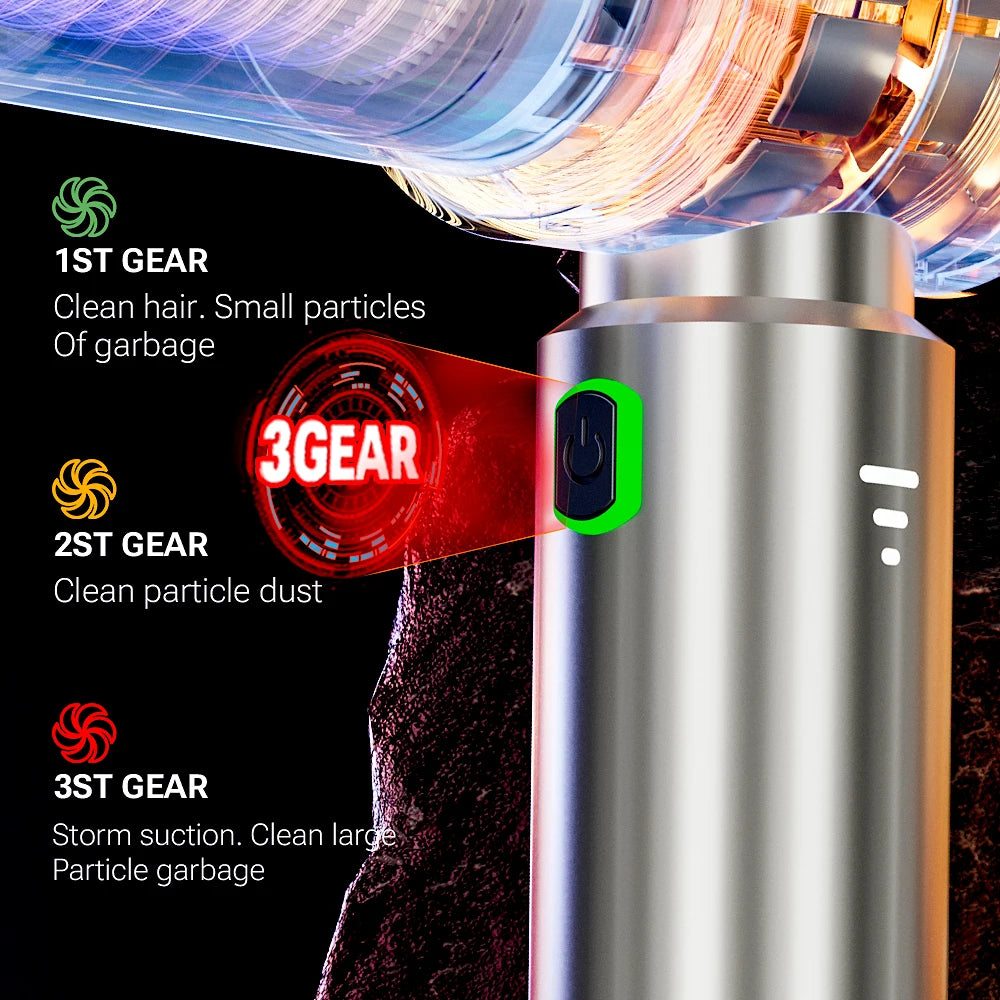 Car Vacuum Cleaner Strong Suction Cleaning Mini Machine Wireless