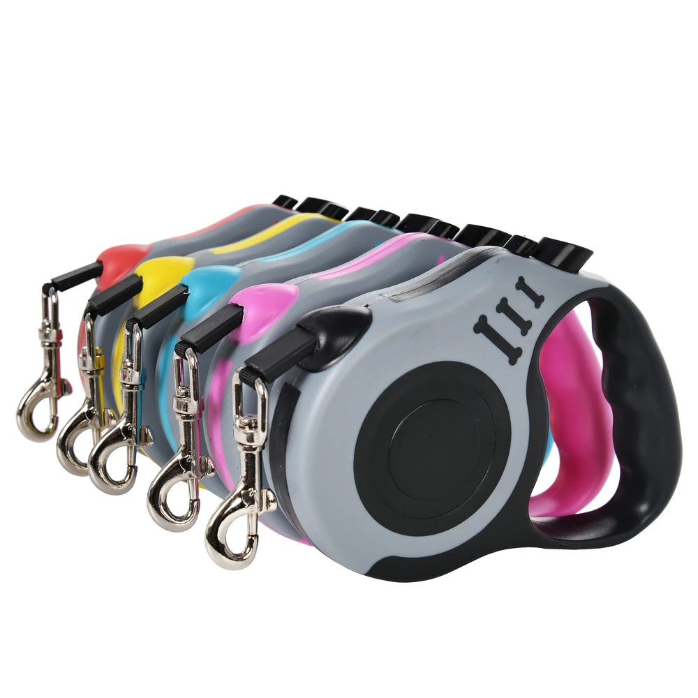 3M/5M Durable Retractable Leash for Small Dogs & Cats – Outdoor Travel Use