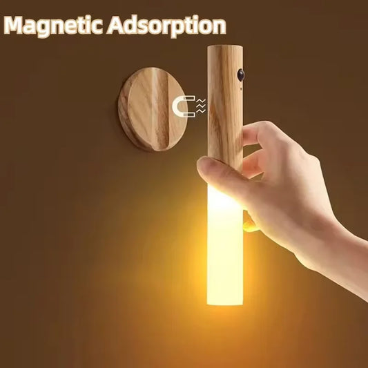 Night Light Magnetic Wall Lamp Kitchen Cabinet Closet Light Home Staircase Bedroom