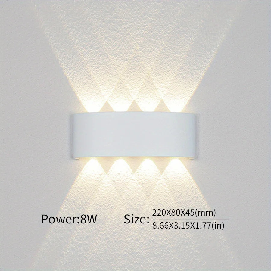 High-Brightness Waterproof LED Wall Light