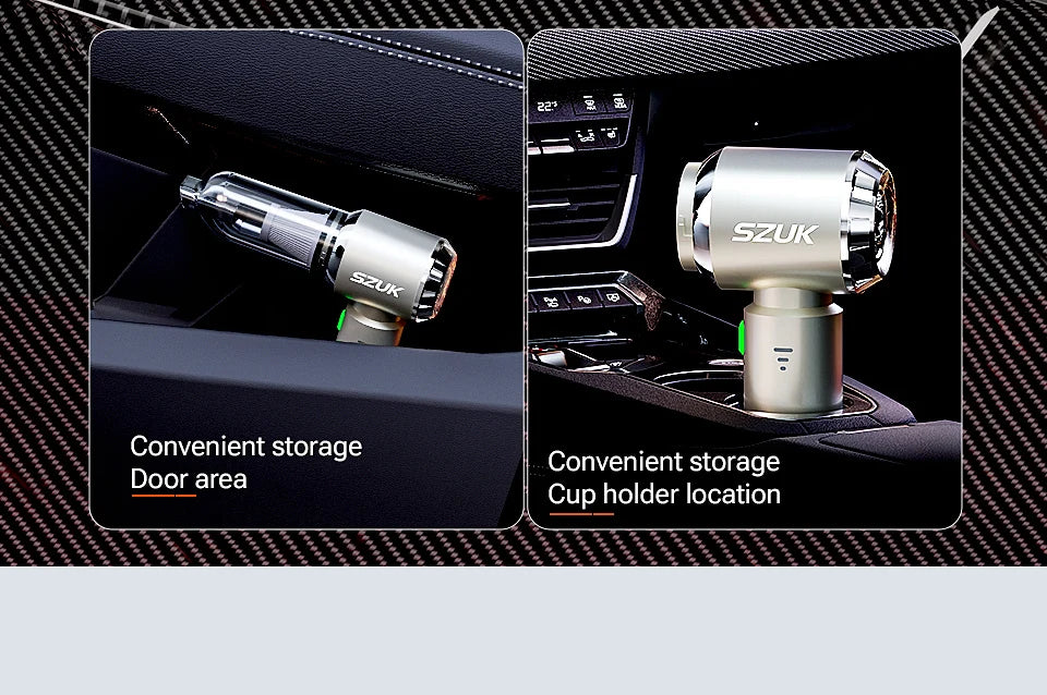 Car Vacuum Cleaner Strong Suction Cleaning Mini Machine Wireless