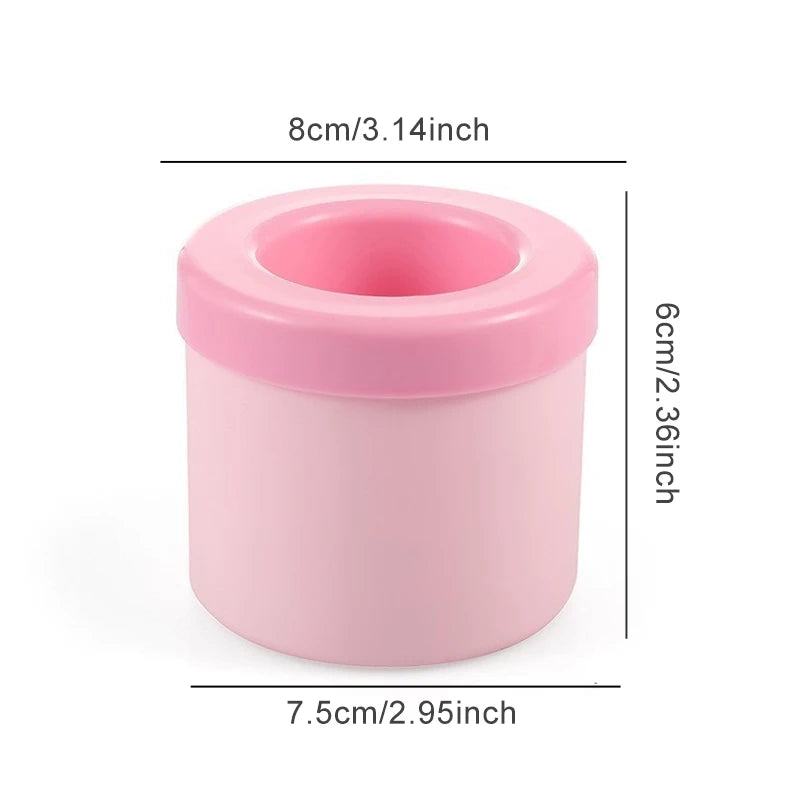 Silicone Round Ice Cube Mold & Bucket