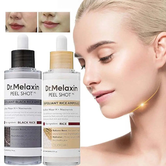 Melaxine White & Black Rice Exfoliating & Moisturizing Serum